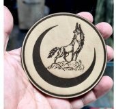 BOZKURT HİLAL Deri PEÇ - Arma - Askeri Patch - 2