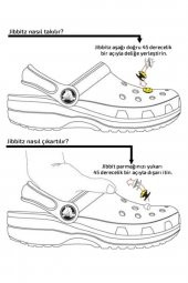 I HARFİ TASARIM SİLİKON CROCS TERLİK SÜSÜ - 2