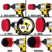 Banyo Tuvalet Küvet Mutfak Çok Amaçlı Matkap Fırça Seti 5 Adet K/S - 5