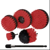 Banyo Küvet Duşakabin Lavabo Uzatma Aparatlı Matkap Fırça Seti 6 Parça K/S - 6