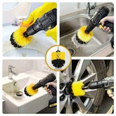 Banyo Küven Duşakabin Temizleme Çok Amaçlı Matkap Uyumlu Fırça Seti 5 Adet S/S - 4