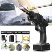Taşınabilir Akülü Yıkayıcı 12v Yüksek Basınçlı 156w 22 Bar Lityum Pil - 1