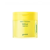 Goodal Green Tangerine Vita C Toner Pad Plus - Yeşil Mandalina Özlü Aydınlatıcı & Leke Karşıtı Tonik Ped - 1