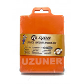 Rico Cırcırlı Mini Tornavida Saatçi Bits Seti Takımı 31 Parça RC2002 - 2