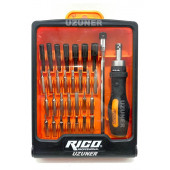 Rico Cırcırlı Mini Tornavida Saatçi Bits Seti Takımı 31 Parça RC2002 - 5