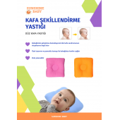 Yenidoğan Düz Kafa Yastığı Kafa Şekillendirici Yastık Pediatri Uzmanlarının Tavsiyesi Bebek Yastığı - 3