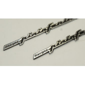 Bmw Pininfarina Designo Çamurluk Yanı Krom Metal Amblem Arma Seti thumbnail 4