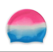 Siyah Silikon Renkli Bone Düzrenk Slikon Bone Mavi - Beyaz Standart - 6