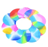 Siyah Silikon Renkli Bone Düzrenk Slikon Bone Kırmızı- Mavi Tek Ebat - 9