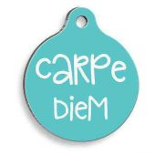 Carpe Diem Yuvarlak Kedi ve Köpek Künyesi - 1