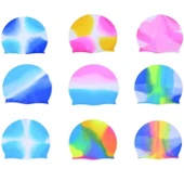 Siyah Silikon Renkli Bone Düzrenk Slikon Bone Pembe - Mavi Standart - 7