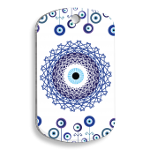 Nazar Boncuğu Mandala Pet Tag - 1