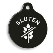 Gluten Alerjisi Yuvarlak Kedi ve Köpek Künyesi - 1