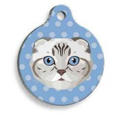 Scottish Fold Yuvarlak Kedi Künyesi - 1