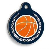 Basketbol Yuvarlak Kedi ve Köpek Künyesi - 1