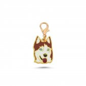 Husky Kızıl Beyaz Mineli Tasma Aksesuarı - 1