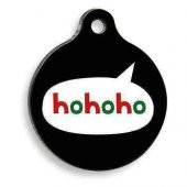 Christmas Serisi Hohoho Yuvarlak Kedi ve Köpek Künyesi - 1