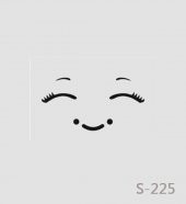 Diğer Karışık Desenler Stencil Şablon (25x35) S-225 - 1