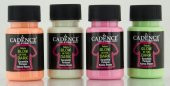 Cadence Gece Parlayan Kumaş Boya - Pembe - Glow in Dark 50ml thumbnail 2