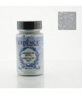 Cadence Marble Efect Metalik - Mermerleme Boyası Gümüş - 1