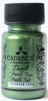 Cadence Dora Metalik Boya 135 Dora Yeşil 50ML - 1