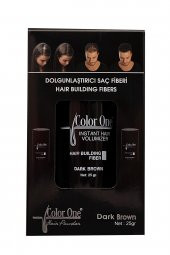 Building Fibers Dark Brown Dolgunlaştırıcı Saç Fiberi Koyu Kahve 25g - 1