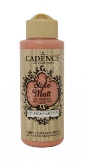 Cadence Style Matt Akrilik Boya S9019 Flamingo Pembe 120ml - 1