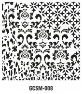 Cadence Grunge Stencil Midi (25x25) GCSM-008 - 1