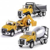 Çek Bırak İş Makinaları Kamyon 1:50 Oyuncak KZL-CF18-A10 - 1