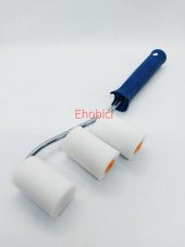 Sünger Rulo Fırça 5CM Mavi +2 Yedek Sünger - 1