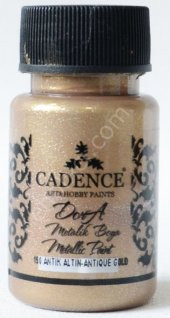Cadence Dora Metalik Boya 150 Antik Altın 50ML - 1