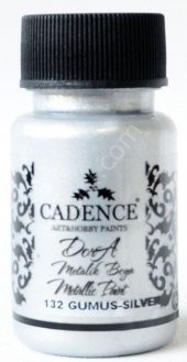 Cadence Dora Metalik Boya 132 Gümüş 50ML - 1