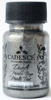 Cadence Dora Metalik Boya 138 Antrasit 50ML - 1