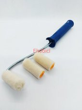 Kadife Rulo Fırça 5cm +2 Yedekli (Moher) - 1