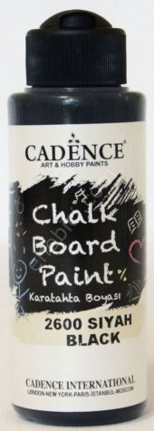 Cadence Kara Tahta Boyası - 2600 Siyah 120ML - 1