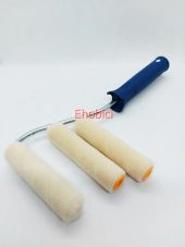 Kadife Rulo Fırça 10cm +2 Yedekli (Moher) - 1