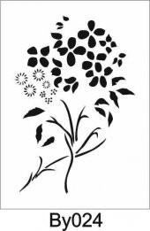 Boyutlu Desen Stencil Şablon (21x30) BY-024 - 1