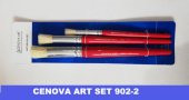 Cenova Art Stencil Fırça 3 lü Set 902/2 - 1
