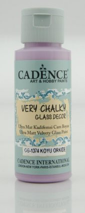 Cadence Very Chalky Glass CG-1374 Koyu Orkide - 1