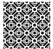 Ardışık Desen Stencil Şablon (30x30) R-035 - 1
