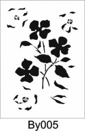 Boyutlu Desen Stencil Şablon (21x30) BY-005 - 1