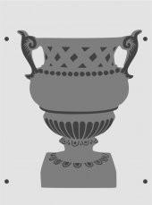 Boyutlu Desen Stencil Şablon (21x30) BY-059 thumbnail 1