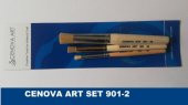 Cenova Art Stencil Fırça 3 lü Set 901/2 - 1