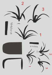 Boyutlu Desen Stencil Şablon (25x35) BY-062 - 1