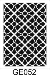 Geometrik Desenler Stencil Şablon (25x35) GE-052 - 1