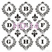HD14 Cadence Home Dekor Stencil 45x45 thumbnail 2