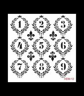 HDM12 Cadence Home Dekor Stencil 25x25 - 1