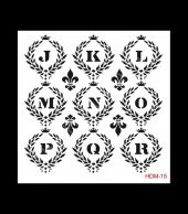 HDM15 Cadence Home Dekor Stencil 25x25 - 1