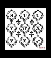 HDM16 Cadence Home Dekor Stencil 25x25 - 1