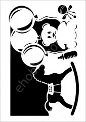 Cadence Çocuk Desen Stencil Şablon 21x30 KCS-005 - 1